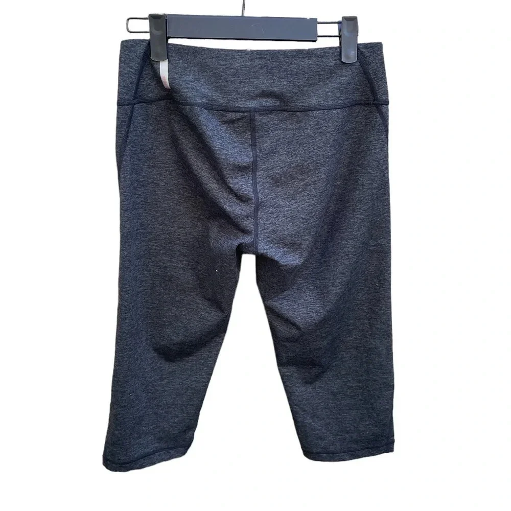 ZELLA DARK GRAY CROPPED LEGGINGS
